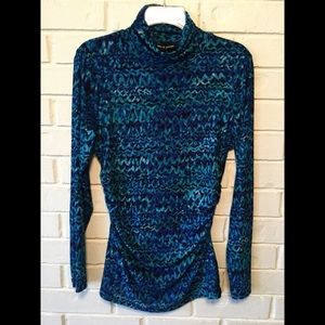 Cable & Gauge Bluegreen Top Large NEW